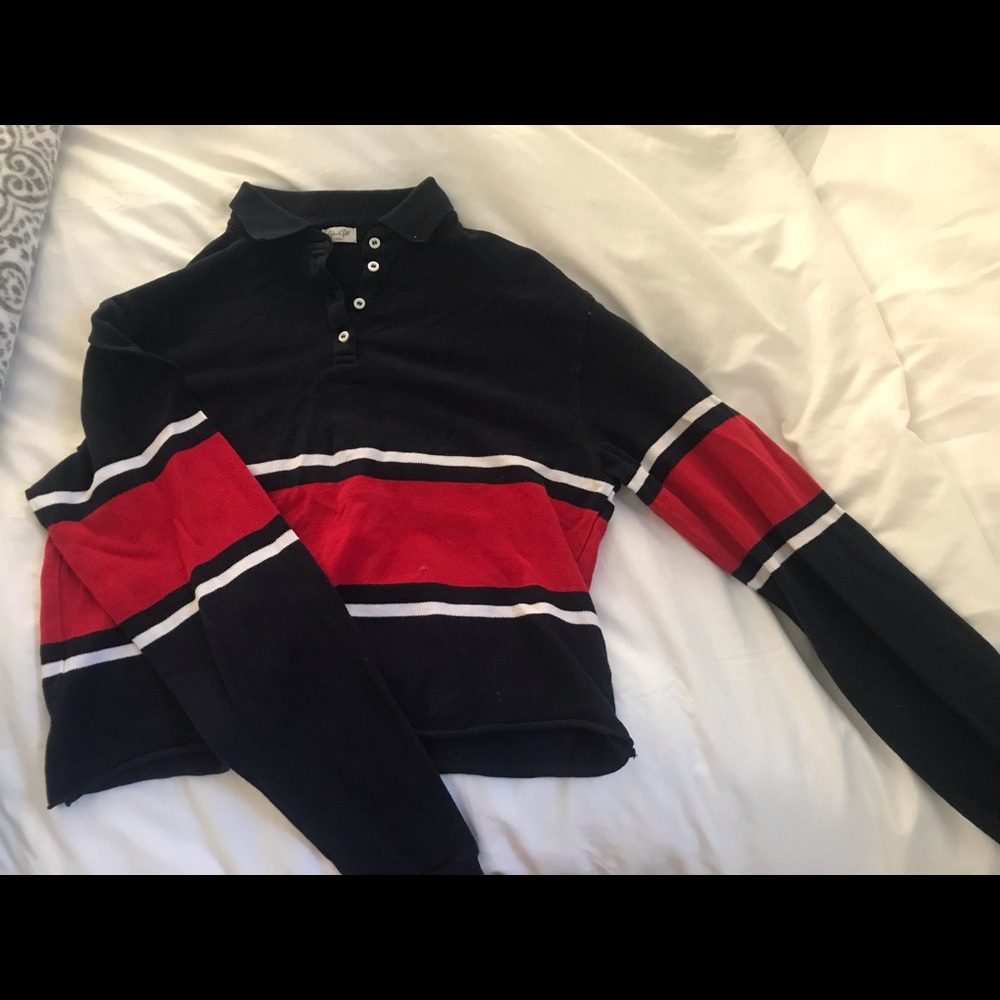 Brandy Melville/ John Galt Collared Long Sleeve